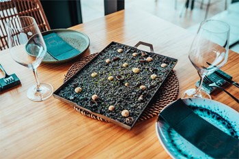 Arroz a la Llauna de Arroz Negro - Imagen 1
