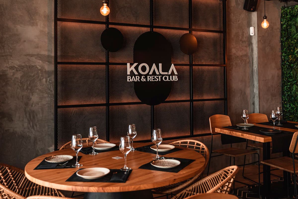 Carta restaurante Koala en Sanxenxo